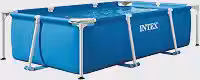 INTEX Piscina De Armação Retangular 1.662 L