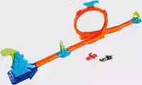 Kit Pista Hot Wheels Action Acrobacias Surpresa Mattel. Pista com rampas radicais, lançadores e desafios de impacto. para crianças a partir de 4 anos.