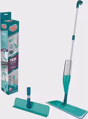 Flash Limp, MOP6065, Mop Spray EVO 2 em 1 com reservatório 380 ml, Verde