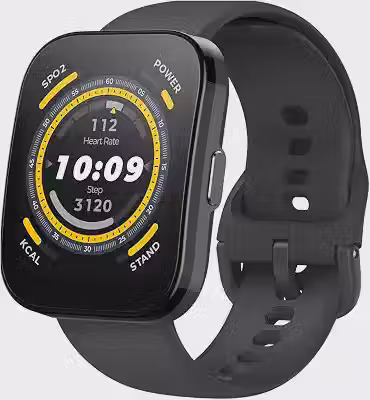 Amazfit Bip 5 A2215 46mm Relógio inteligente tela de 1,91 polegadas para Android iPhone, chamadas Bluetooth, Alexa embutido, rastreamento GPS (preto)
