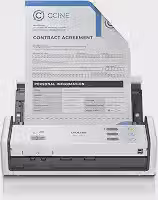 Scanner de mesa compacto com conexão sem fio ADS1350W