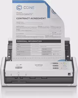 Scanner de mesa compacto com conexão sem fio ADS1350W