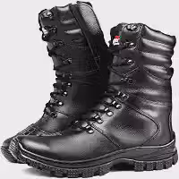 Bota Coturno Masculino Militar Tática Motoqueiro 100% Couro