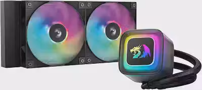 Redragon Water Cooler GamerStorm LE240 RD 240mm RGB Compatível c/ Intel LGA 1851/1700/1200/1151 e AMD AM4/AM5 Preto - R-LE240RD-BKAMMN-A-1