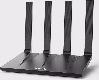 Tenda Roteador Wi-Fi 6, roteador Gigabit de banda dupla AX3000, até 3 Gbps, 4 portas Gigabit, 160 MHz, OFDMA, MU-MIMO, EasyMesh, VPN, controles parentais, configuração NFC, WPA3 (AX12 Pro)