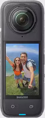 Câmera padrão Insta360 X4, visão de 360°, à prova d'água, resolução 8K, vídeo de grande-angular 4K, bateria com autonomia de 135 minutos (Versão Independente - Bastão Não Incluso)