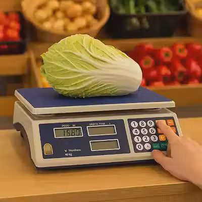 Balança Digital Comercial 40kg Alta Precisão 2g – Bivolt com Visor Duplo e Cálculo de Preço para Comércio