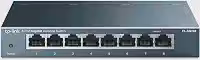 Switch TP-Link TL-SG108, Gigabit, 8 portas 10/100/1000Mbp
