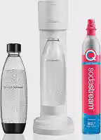 Máquina de Água com Gás Gaia Branca SodaStream com Cilindro