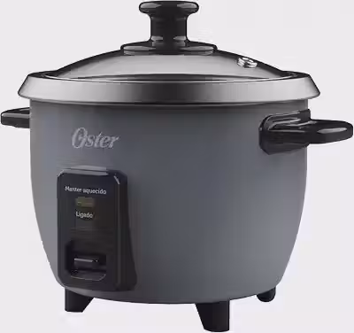 Panela Elétrica de Arroz Oster Grafite, 0,6L, OPAN306, 127V