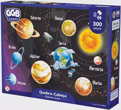 GGB Quebra-Cabeça Sistema Solar 300 Peças