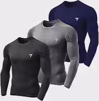 Kit 3 Camisetas Térmicas Masculina Segunda Pele Camisa Uv50