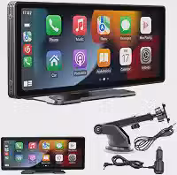 10,26' Multimidia Automotivo, Rádio Automotivo Multimidia, Central Multimidia Automotivo, Central Multimídia Tela para Carro, Compatível com CarPlay e Android Auto