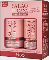 Eico Kit Salão em Casa Hidratação Intensiva Shampoo 450ml + Condicionador 400ml