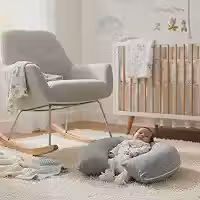 ALMOFADA DE AMAMENTAR MOLETOM CINZA - BEM FIRME!!!! BEBÊ QUERIDO