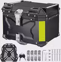 Baú para Moto 45L Super Adventure, Modelo Universal de Alto Volume, Bauleto Impermeável 45 Litros