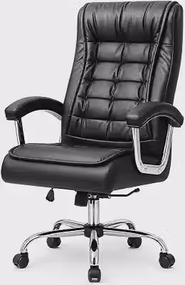 Cadeira De Escritorio Presidente Executiva Ergonômica Molas Ensacadas Couro Altura Ajustável ART CADEIRAS