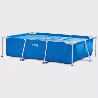 Intex, Piscina galvanizada retangular de armação metálica, 2.282 litros
