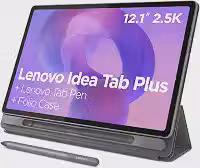 Tablet Lenovo Idea Tab Plus 12.1' 2.5K 90Hz - Octa-Core, 8GB RAM, 128GB, Wi-Fi 5, Android 15, Caneta e Case