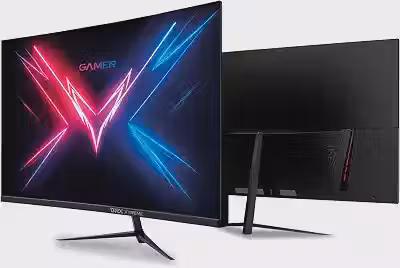 MONITOR GAMER BRX XTREME 24' CURVO, TELA VA FULL HD 1920x1080 CURVATURA R1800 FRAMELESS 200HZ