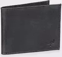 Carteira Masculina Luxo Couro Legítimo Com Porta Moedas/cnh (Preto)
