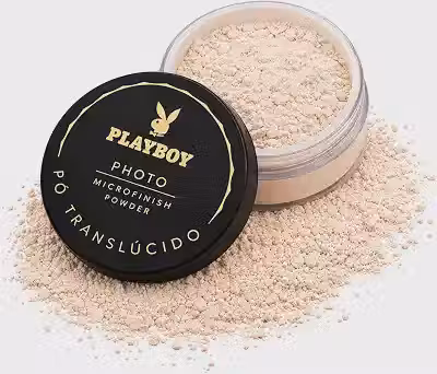 Playboy Pó Facial Translúcido Photo Microfinish Powder Cor 1 Tb