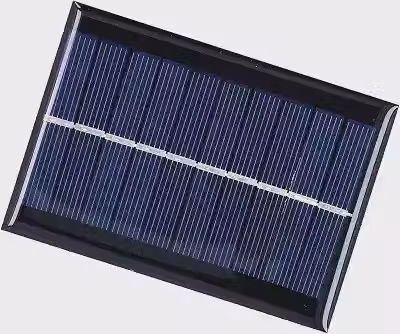GLOGLOW Mini Painel Solar de 5V, Placa de Carregamento Solar Policristalino DIY 1W 0 a 200mA Folha Leve para Acampamento Ao Ar Livre, RV, Barco, Carro, Projetos de Luz