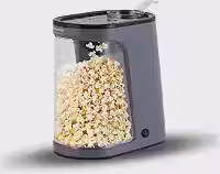Pipoqueira Elétrica Mallory Gourmet – 1200W, Pipoca Sem Óleo, Reservatório Transparente, Botão Liga/Desliga e Pés Antiderrapantes – 127V