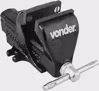 Vonder, Torno de Bancada Fixo, N° 2, em Ferro Fundido Nodular