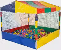 Piscina de Bolinhas Infantil Premium Nacional 1,50m + 1000 Bolinhas multicoloridas