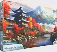 GGB Quebra-Cabeça Vilarejo Japonês 1000 Peças