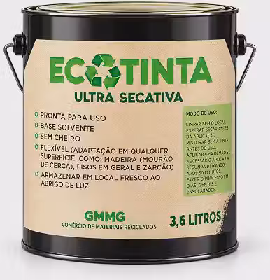 Tinta para Pintar Piso Cor Gafite Escuro (3,6 Litros)
