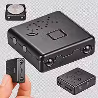 Mini Câmera Segurança Xd Espiã Micro Escondida Filma Audio