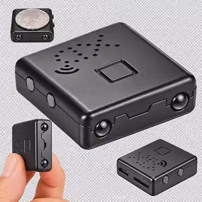 Mini Câmera Segurança Xd Espiã Micro Escondida Filma Audio