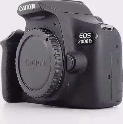 Canon Câmera EOS 2000D DSLR e lente EF-S 18-55 mm f/3.5-5.6 is II, preta