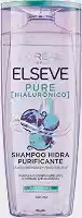 L'Oréal Paris Elseve Shampoo Hidra Purificante Pure Hialurônico, Purifica o Couro Cabeludo e Hidrata até as Pontas, 400ml