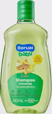 Shampoo Infantil Camomila 210ml – Baruel Baby