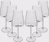WOLFF - Conjunto 6 Taças de Cristal Ecológico Alex 600ml para Vinho