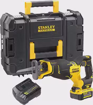 STANLEY Serra Sabre 29mm 20V Brushless SBR311M1T 2 Velocidades Bateria Carregador e Maleta
