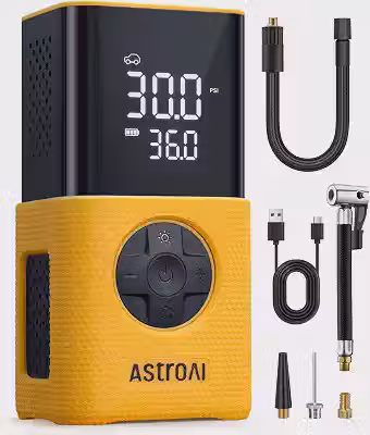 AstroAI Compressor de Ar Portátil Calibrador de Pneus Portatil L7S