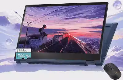 Lenovo Laptop com tela sensível ao toque Flex 5i Chromebook - Intel Core i3-1315U -35.6 cm FHD Touch - Teclado retroiluminado - 8 GB de RAM - SSD PCIE de 256 GB - Tablet 2 em 1, escola, Google, laptop