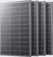 Painel Solar Tipo N 16Bb De 400 Watts, 4 Painéis Solares De 100 W, Módulos Fotovoltaicos Monocristalinos De Alta Eficiência (25%), Compacto E Que Economiza Espaço Para Sistemas De 12 V/24