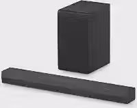 Soundbar LG 300W RMS, 2.1 Canais, Dolby Digital, Sem fios, Bluetooth 5.3, Entrada Óptica, HDMI, AI Sound Pro - S40T