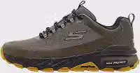 Tênis Skechers De Trilha Max Protect Masculino Preto/Vermelho, 40