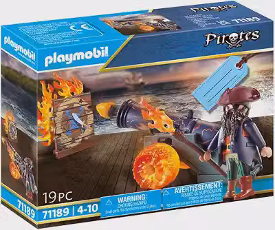 SUNNY, Playmobil, Pirata com Canhão