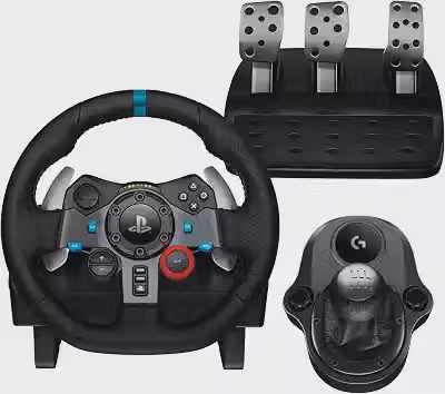 Logitech G, G29 SE Driving Force, Combo Volante Pedais e Câmbio, USB, PS5, PS4, PS3 e PC