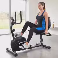 Bicicleta Ergométrica Horizontal PodiumFit H100a Magnética 8 cargas