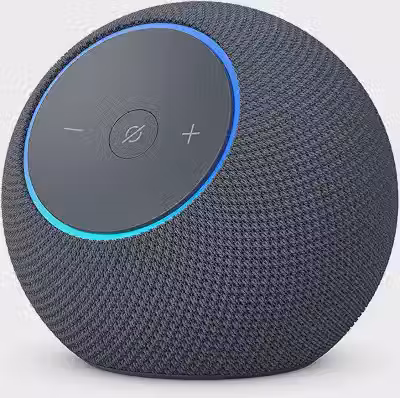 Amazon Echo Dot Max (Geração mais recente), smart speaker com Alexa, som envolvente e hub de casa inteligente integrado, ideal para sua sala de estar, Cor Grafite, com Acesso Antecipado à Alexa+