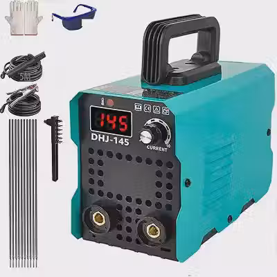 Máquina de Solda Inversora Portátil MMA e TIG Lift 120A 220V 3000W IGBT com Display Digital, Ajuste 20-120A, Eletrodo até 2,5mm e Kit Completo