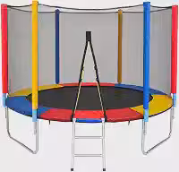 Cama Elástica Pula Pula 2,4m Trampolim Grande Suporta Até 250kg Castela